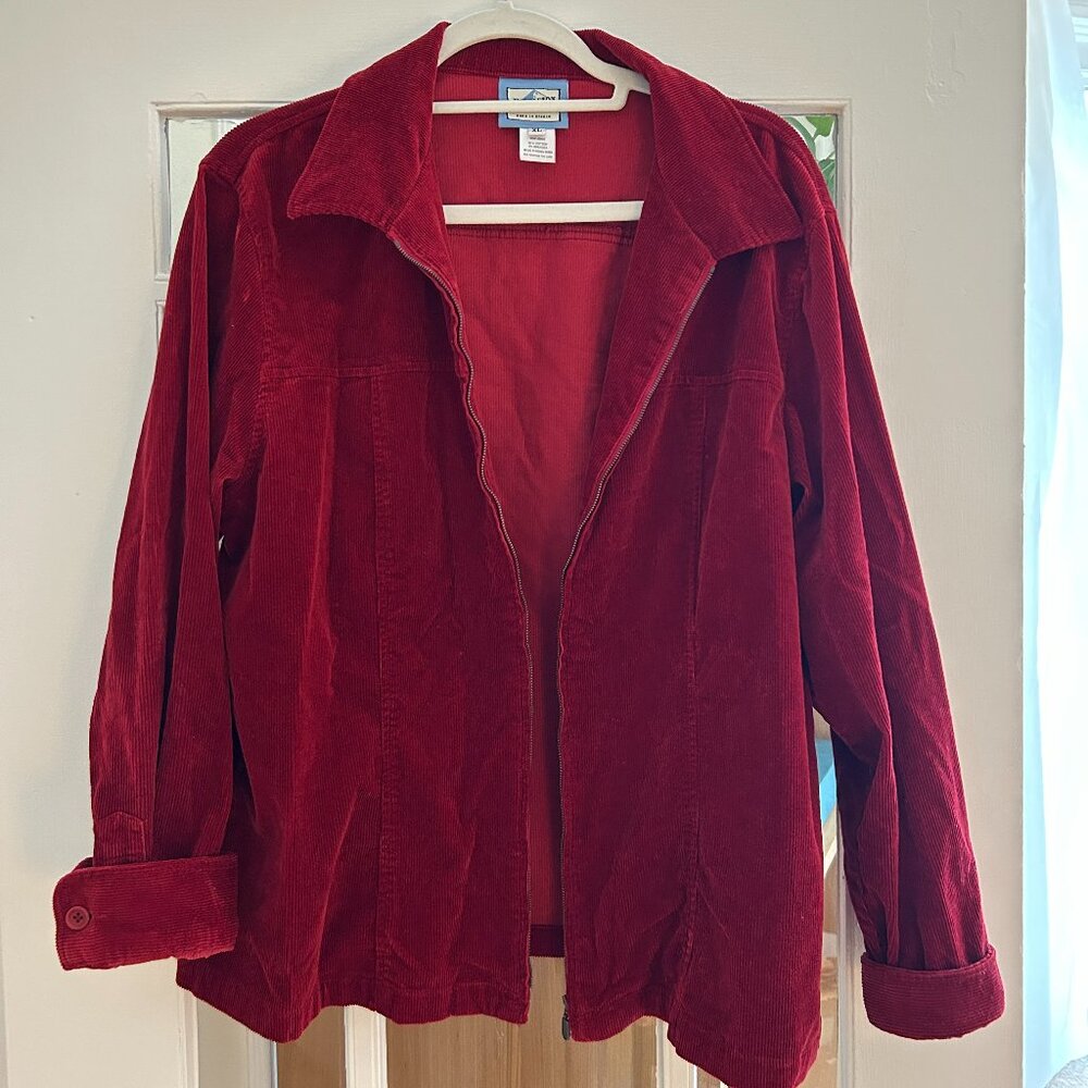 Vintage Pendleton red cord jacket